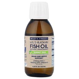 Wiley S Finest Wild Alaskan Fish Oil Summit Dha 4 23 Fl Oz 125 Ml