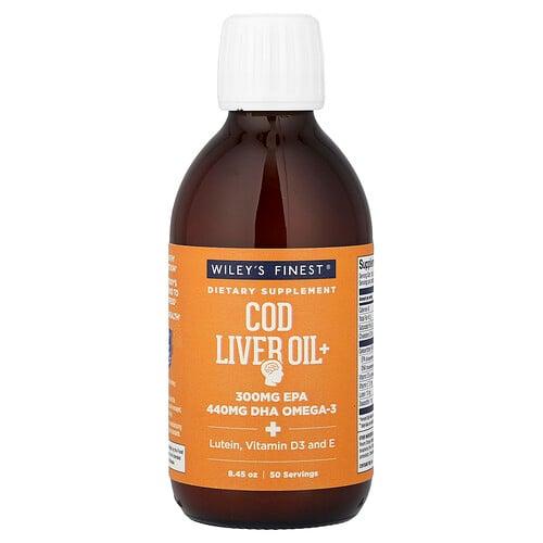 Wiley S Finest Cod Liver Oil 8 45 Oz