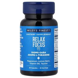 Wiley S Finest Relax Focus 30 Capsules