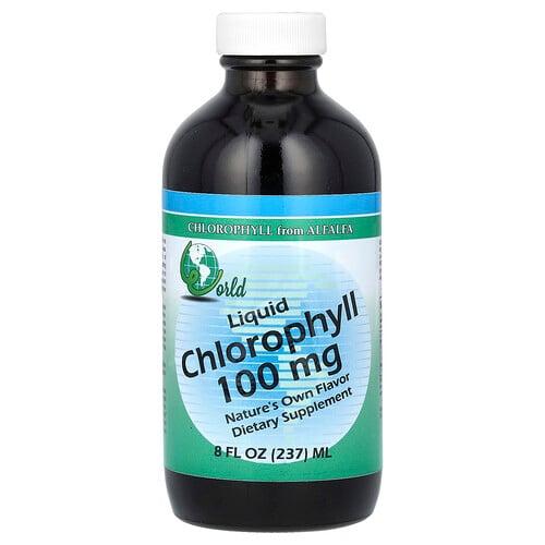 World Organic Liquid Chlorophyll 8 Fl Oz 237 Ml