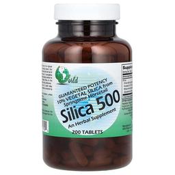 World Organic Silica 500 200 Tablets 50 Mg Per Tablet