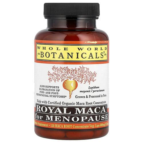 Whole World Botanicals Royal Maca For Menopause 120 Veg Caps