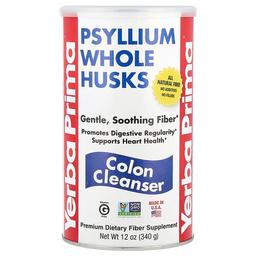 Yerba Prima Psyllium Whole Husks Colon Cleanser 12 Oz 340 G