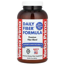 Yerba Prima Daily Fiber Formula 12 Oz 340 G