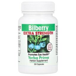 Yerba Prima Bilberry 50 Capsules 160 Mg Per Capsule