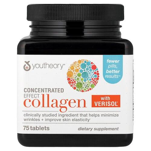 Youtheory Concentrated Effect Collagen With Verisol 75 Tablets