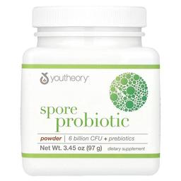 Youtheory Spore Probiotic Powder 6 Billion Cfu 3 45 Oz 97 G