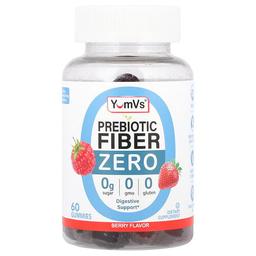 Yumvs Zero Prebiotic Fiber Gummies Berry 60 Gummies