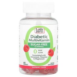 Yumvs Zero Diabetic Multivitamin Gummies Raspberry 60 Gummies