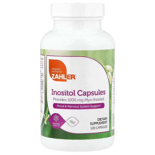 Zahler Inositol 1 000 Mg 120 Capsules