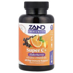 Zand Immunity Super C Elderberry With Zinc Vitamin D3 60 Tablets