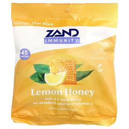 Zand Immunity Lemon Honey Lozenges 45 Lozenges