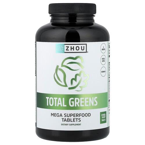 Zhou Nutrition Total Greens 120 Tablets