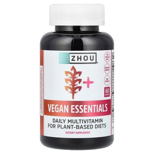 Zhou Nutrition Vegan Essentials 60 Capsules