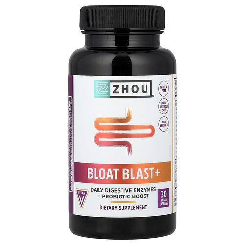 Zhou Nutrition Bloat Blast 30 Vegan Capsules