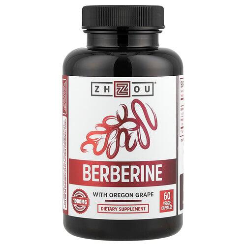 Zhou Nutrition Berberine With Oregon Grape 60 Veggie Capsules