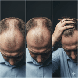 Hair falling like rain. Seborrheic, male pattern, stress-induced hair loss?