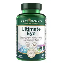 Purity Products Ultimate Eye Support - Lutein 10mg, Lutemax 2020, Alpha Lipoic Acid 100mg, Zeaxanthin Eye Vitamin 2mg - Clinical Research - Blue Light Wave Protection - 90 Capsules