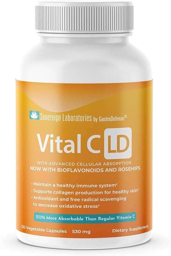 Vital C-LD - Enhanced Liposomal Vitamin C - 530mg Capsules - 120 Count product image