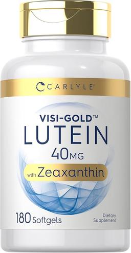 Carlyle Lutein & Zeaxanthin 20mg | 300 Softgels | Eye Health Vitamin | Non-GMO & Gluten Free Supplement