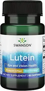 Swanson Lutein 20 Milligrams 60 Sgels product image