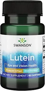 Swanson Lutein 20 Milligrams 60 Sgels product image