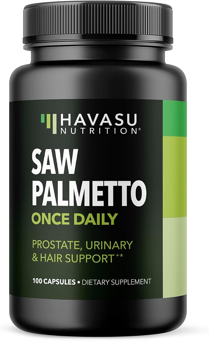 Men's Prostate Health Supplement, Urinary Function Support - 500mg per Serving - 100 Tablets - DHT Blocking Hair Vitamin - Vegan, Non-GMO Capsules, 3+ Month Supply product image