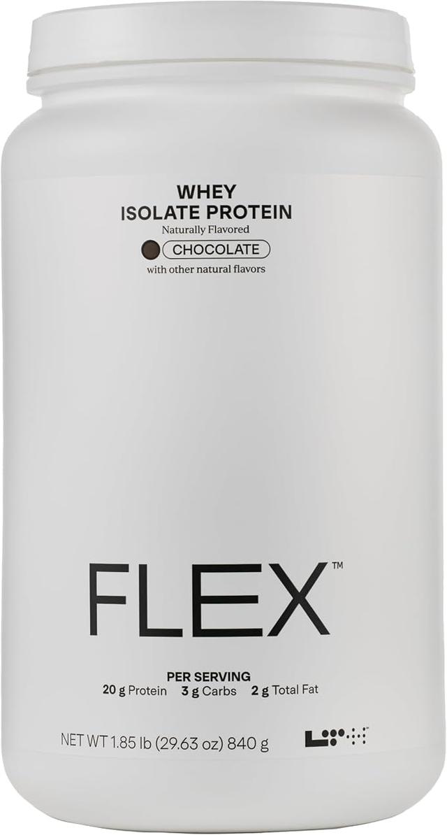 LTH Flex Isolated Whey Protein - Trusted by Life Time Fitness Members - Lactose-Free Protein Powder - Post-Workout Recovery - Low Fat, No Sugar and Low Carb - Chocolate, 30 Servings product image