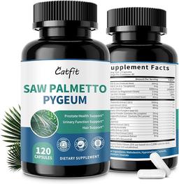 Men's Saw Palmetto - Prostate Health and Urinary Health Support, Men's DHT Blocker, with Pumpkin Seed Oil, Pygeum, Zinc, Vitamins D & E, Biotin, Magnesium, 500mg Saw Palmetto - 120 Capsules