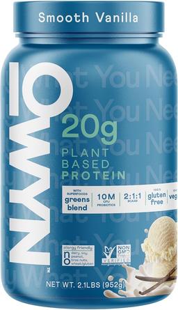 OWYN Only What You Need Dairy-Free Protein Powder 20g Protein, Probiotics, Superfood Vegetables, Peas, Chia and Pumpkin Seed Blend (Creamy Vanilla, 1kg/2.2 lbs) - 1 Pack