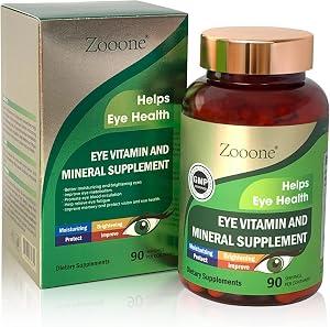 Lutein Eye Vitamin Supplement 90 Count, Lutein and Zeaxanthin, For Women and Men, Macular and Dry Eye, Comprehensive Vitamin for Vision and Eye Health, Contains Zinc, Vitamin C, Vitamin E product image