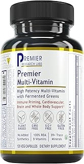 Premier Research Labs Multi-Vitamin: Immune, Brain & Heart Support | with Prebiotics and Postbiotics | Vegan Capsules for Men & Women. Gluten & Soy Free - 120 Plant-Sourced Capsules product image