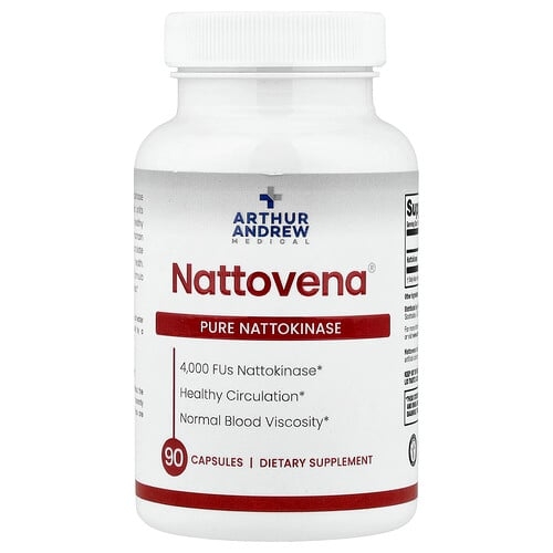 Arthur Andrew Medical Nattovena Pure Nattokinase 4 000 Fu 90 Capsules product image