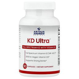 Arthur Andrew Medical Kd Ultra Full Spectrum K2 With Vegan D3 90 Capsules