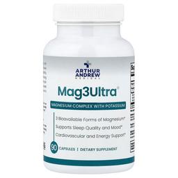 Arthur Andrew Medical Mag3ultra Magnesium Complex With Potassium 90 Capsules