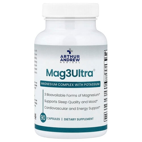 Arthur Andrew Medical Mag3ultra Magnesium Complex With Potassium 90 Capsules product image