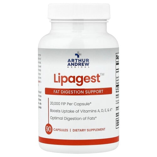 Arthur Andrew Medical Lipagest Fat Digestion Support 90 Capsules product image