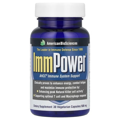 American Biosciences Immpower Ahcc 500 Mg 30 Vegetarian Capsules product image