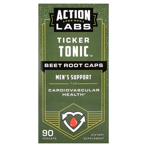 Action Labs For Men Ticker Tonic Beet Root Caps 90 Vegcaps product image