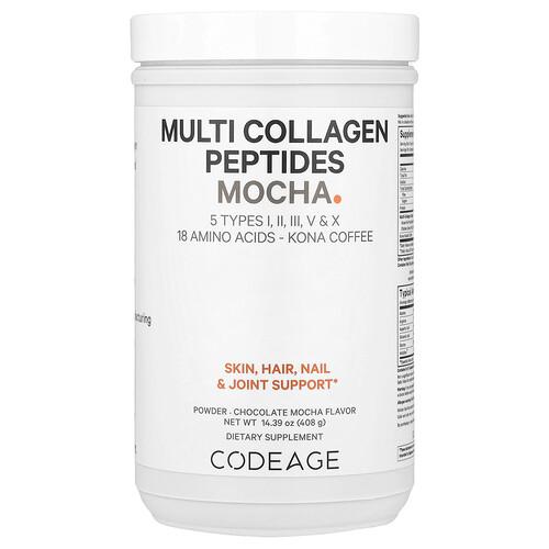 Codeage Multi Collagen Peptides Powder Chocolate Mocha 14 39 Oz 408 G product image