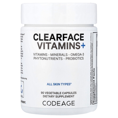 Codeage Clearface Vitamins 90 Vegetable Capsules product image