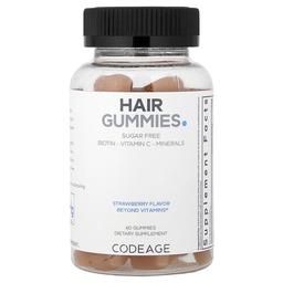 Codeage Hair Gummies Strawberry 60 Gummies