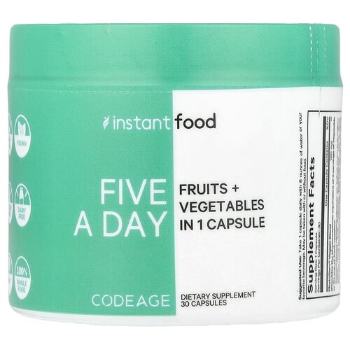 Codeage Five A Day Fruits Vegetables In 1 Capsule 30 Capsules product image