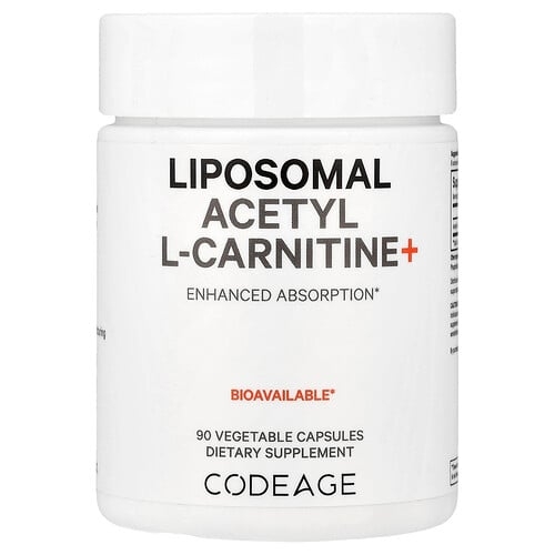 Codeage Liposomal Acetyl L Carnitine 90 Capsules 500 Mg Per Capsule product image