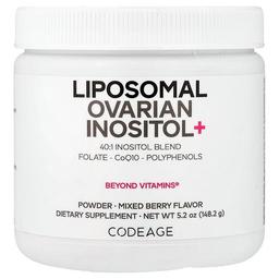 Codeage Liposomal Ovarian Inositol Powder Mixed Berry 5 2 Oz 148 2 G