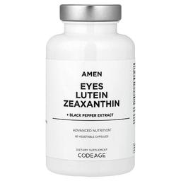 Codeage Amen Eyes Lutein Zeaxanthin Black Pepper Extract 90 Vegetable Capsules