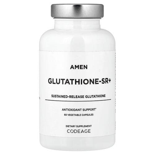 Codeage, Amen, 글루타치온-SR+, 베지 캡슐 60정(캡슐 1정당 250mg) product image