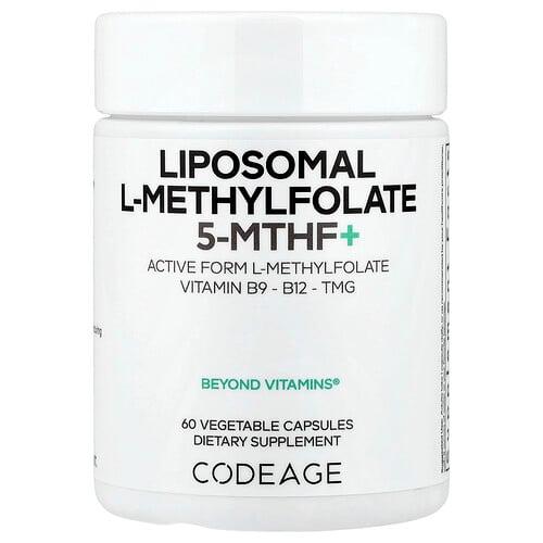 Codeage Liposomal L Methylfolate 5 Mthf 60 Vegetable Capsules product image
