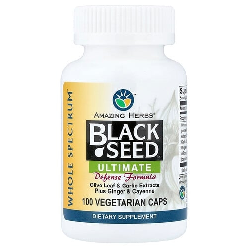 Amazing Herbs Black Seed Ultimate Defense Formula 100 Vegetarian Caps product image