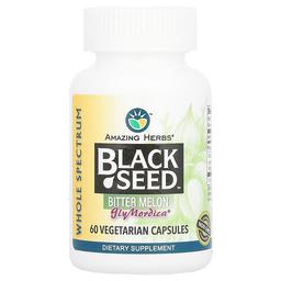 Amazing Herbs Black Seed Bitter Melon 60 Vegetarian Capsules